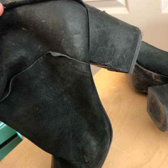 Free People distressed leather boots -- SOLD in consignment store - Picture 6 of 7